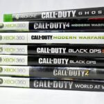 a stack of Call of Duty X Box titles to prepare for the Black Ops 7 that is coming next year